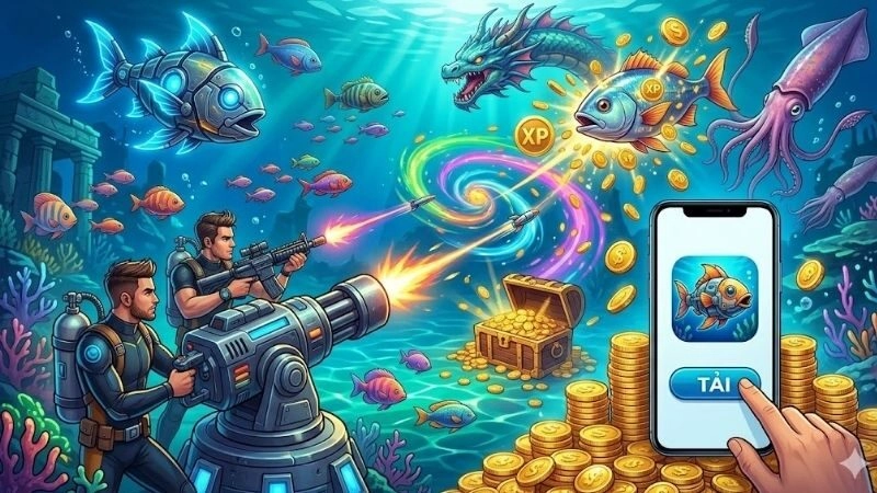 Tải app bắn cá: Bí kíp săn thưởng cực lớn tại nhà cái 7M